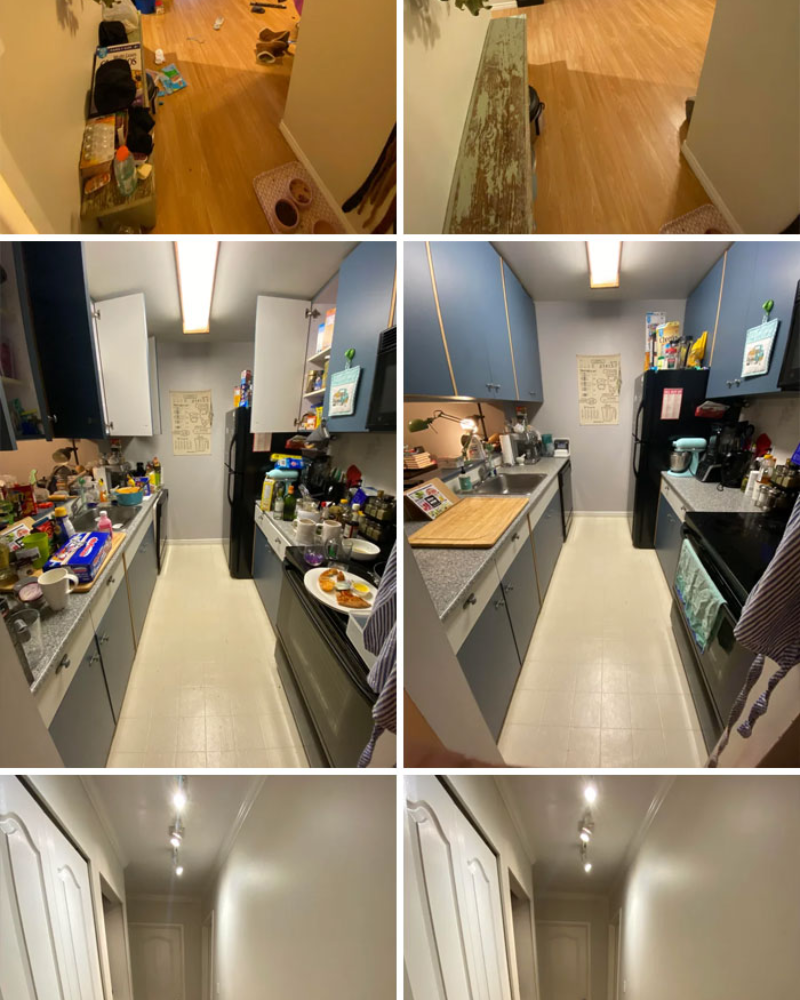 before & after