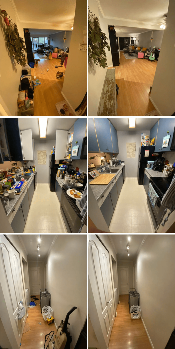before & after