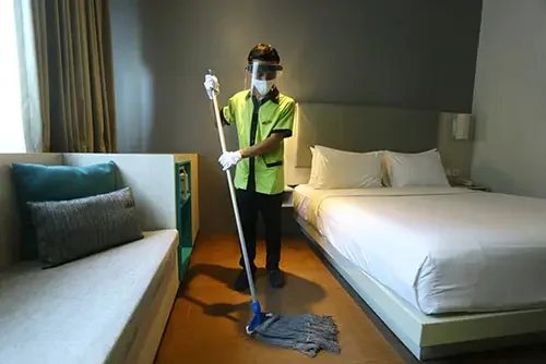 Professional Cleaning in Hotel 2 housekeeping